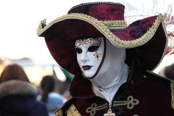 Carnevale di Venezia - Mascherata veneziana — Foto Stock