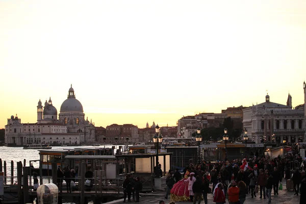 Coucher de soleil à Venise — Photo