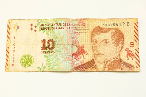 Банкнота Аргентинских Песо Аргентинское Песо Национальная Валюта Аргентины — стоковое фото