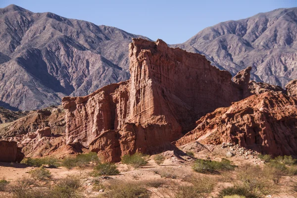 Geologische vormen gemaakt door erosie — Stockfoto