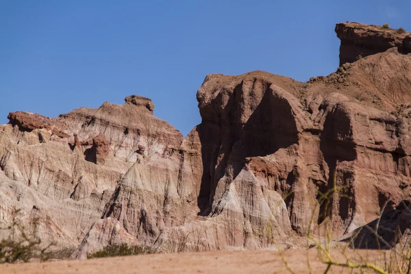 Geologische Formen durch Erosion — Stockfoto