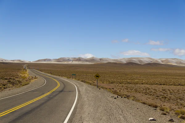 Argentine distant northern route — Stock Photo, Image