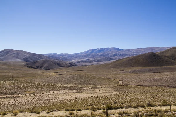 Cuesta del Obispo no Parque Nacional Los Cardones Argentina — Fotografia de Stock