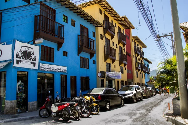 Colorfull Tipical House Arraial Cabo — Stock Photo, Image