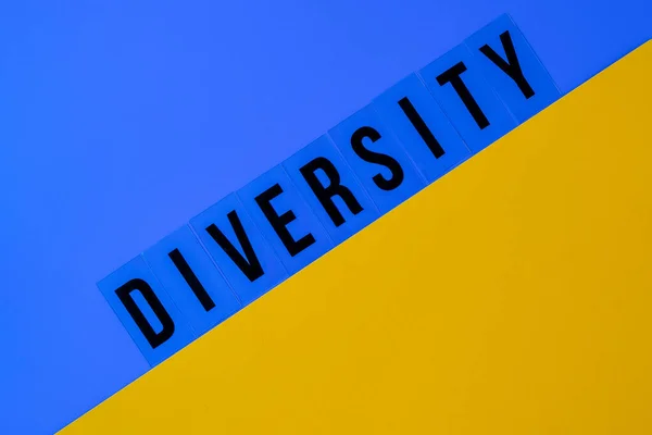 多样性包括平等字母 多样性 性取向 宗教平等权利社会概念 — 图库照片