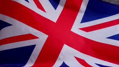 Büyük Britanya 'nın ulusal sembolü. İngiliz tam çerçeveli İngiltere kumaş arka planı. Metnin için alanı kopyala. Bağımsızlık Konsepti