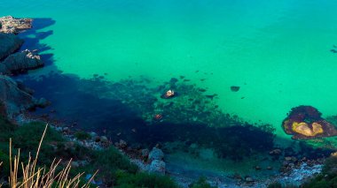 Taşlı sahil, Kırım 'da deniz manzarası