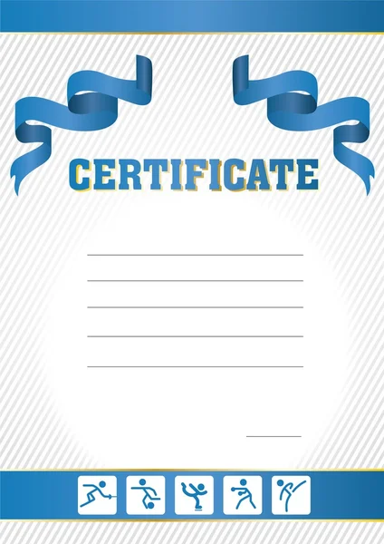 Certificate — Stock Vector