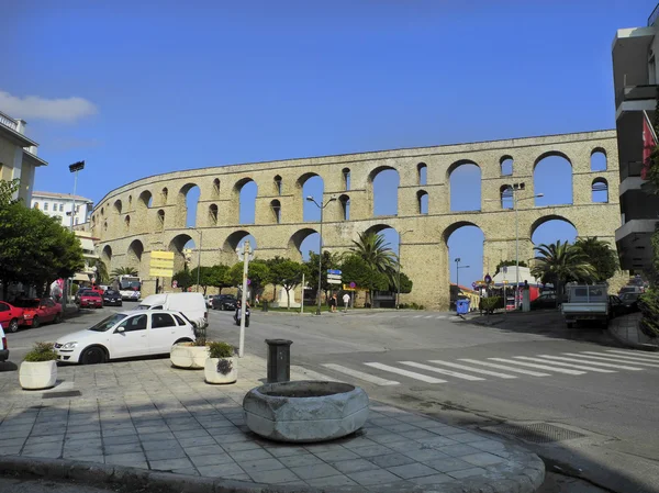 Grecia, acueducto de Kavala — Foto de Stock