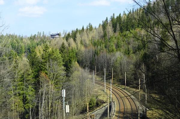 Austria, ferrovia del semmering — Foto Stock