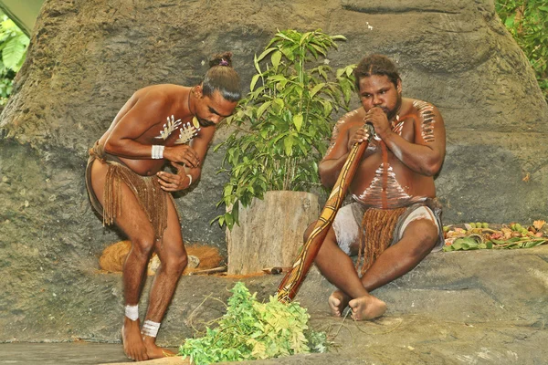 Αυστραλία, αυτόχθοντες προβολή — Φωτογραφία Αρχείου