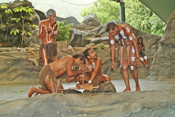 Australia, espectáculo tradicional de aborígenes —  Fotos de Stock