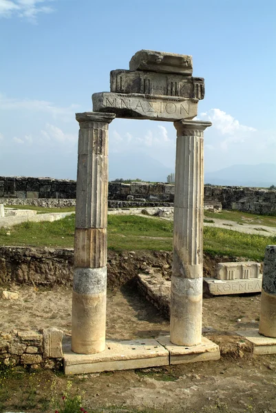 Turcja, starożytnego Hierapolis — Zdjęcie stockowe