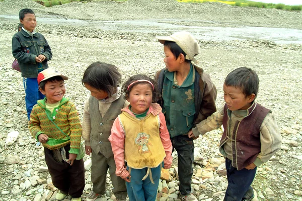 Китай, Тибет, люди — стоковое фото