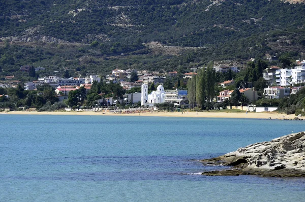 Řecko, Kavala, pláž — Stock fotografie