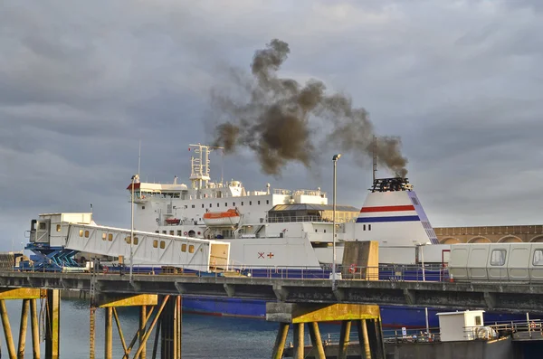 United Kingdom, Jersey, ship — ストック写真