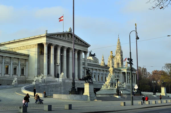 Austria, Wiedeń, Parlament — Zdjęcie stockowe