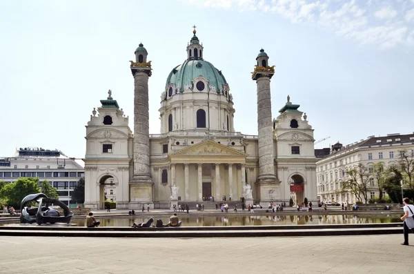 Oostenrijk, Wenen, karlskirche — Stockfoto