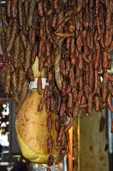 Áustria, Comida, salsicha — Fotografia de Stock