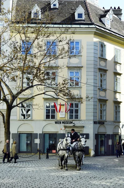 Österrike, Wien, fiaker — Stockfoto