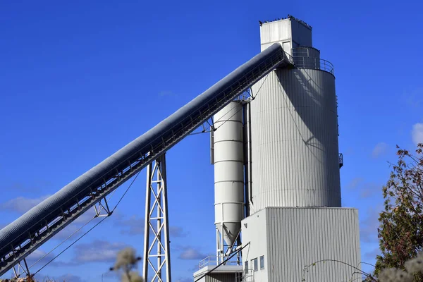 Austria Ready Mix Concrete Company Conveyor Belt Lower Austria — Stock Photo, Image