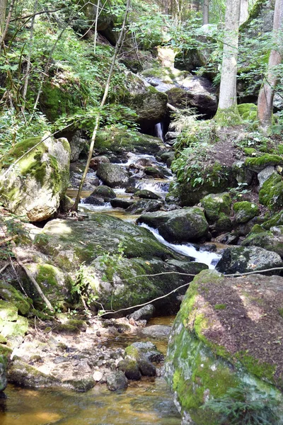 Áustria Ysperklamm Monumento Natural Waldviertel Uma Parte Oeste Baixa Áustria — Fotografia de Stock