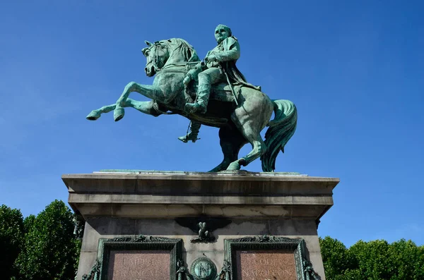 Rouen Francja Czerwca 2011 Pomnik Jeździecki Napoleona Bonaparte — Zdjęcie stockowe