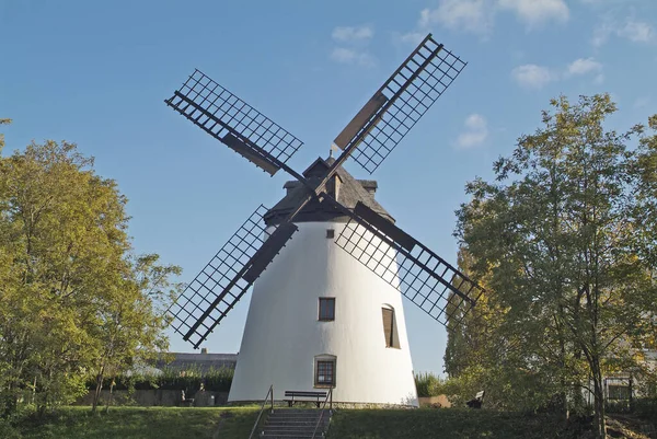 Áustria Velho Moinho Vento Aldeia Podersdorf Lago Neusiedler Burgenland — Fotografia de Stock