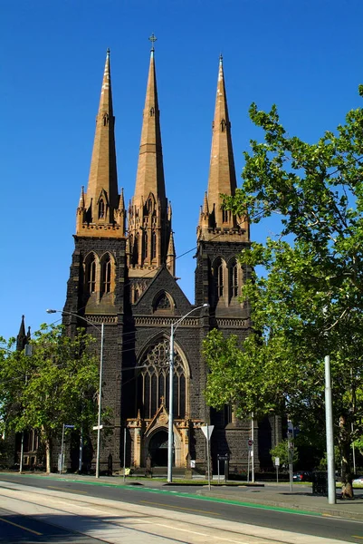 Australien Sankt Pauls Katedral Melbourne — Stockfoto