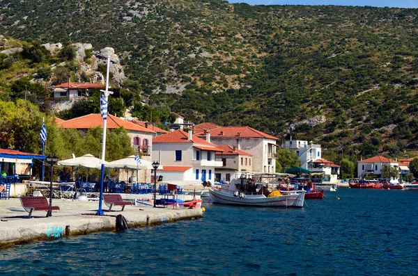 Grekland Pelion Byn Agia Kiriaki Vid Egeiska Havet — Stockfoto