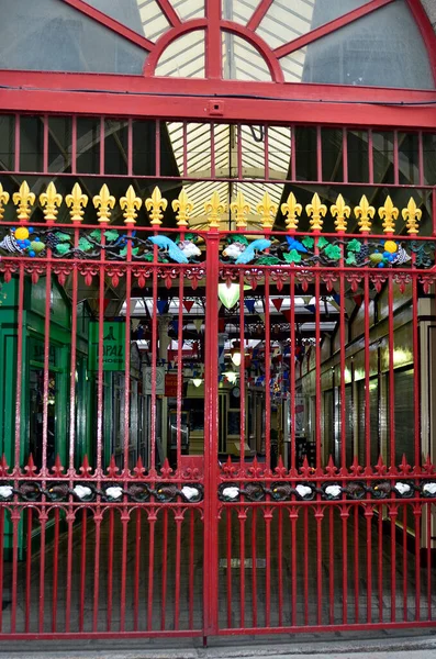 Jersey June 2011 Wrought Iron Access Shopping Arcade — Stock Photo, Image