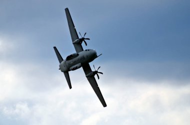 Zeltweg, Avusturya - 1 Temmuz 2011: Askeri taşıyıcı Alenia C27J Spartan - hava gücü 11 - Zeltweg