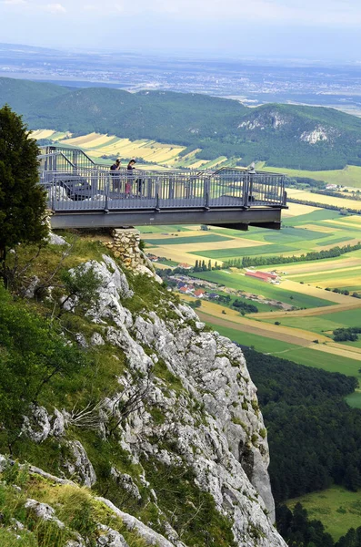 Maiersdorf Oostenrijk Juli 2012 Niet Geïdentificeerde Familie Met Kinderen Observatiepunt — Stockfoto