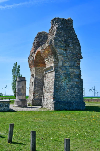 Austria Public Heidentor Aka Heathens Gate Ruin Roman Triumphal Arch — Stock Photo, Image