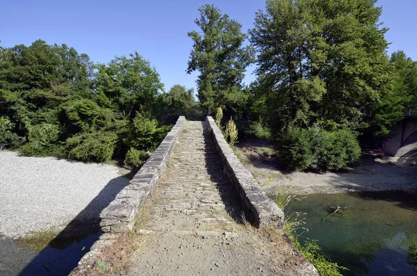 Grecia Antiguo Puente Piedra Kamber Aga Aka Kamper Aga Cruzando —  Fotos de Stock