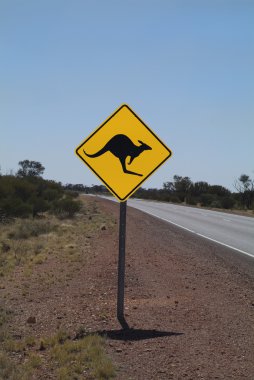 Australia, road sign clipart