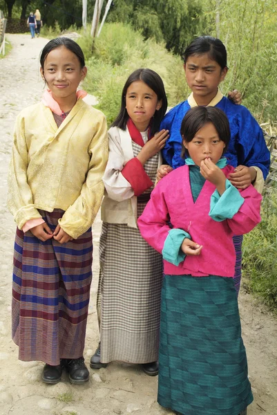 Bhútán, lidé — Stock fotografie