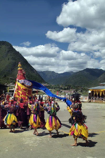 Bhutan, Tshechu — Stok fotoğraf