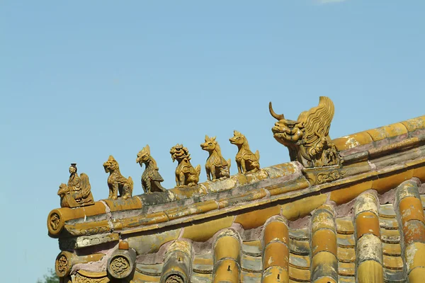 Chine, décoration de toit — Photo