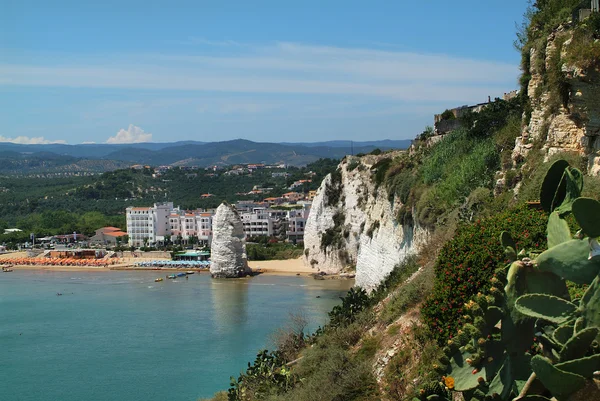 Vieste Włochy, puglia, — Zdjęcie stockowe