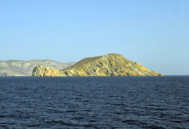 Yunanistan - Astypalea kıyıları açıklarında bulunan ıssız ve bitkisiz Pontikousa kayalık adası