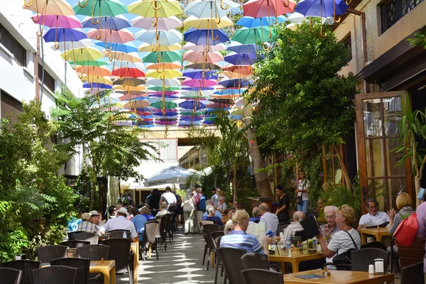 Zypern, restaurant in nikosia — Stockfoto