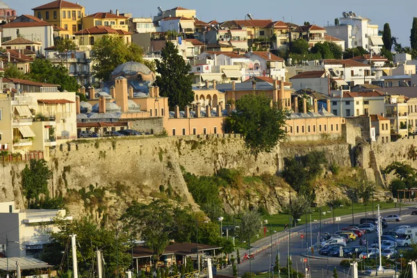 Grecia, paisaje urbano de Kavala — Foto de Stock
