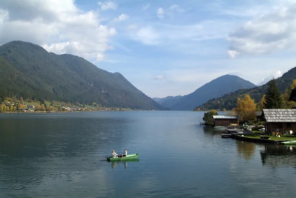 Avusturya, Carinthia gölde — Stok fotoğraf