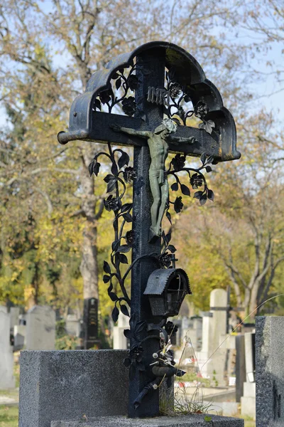 Austria_Cemetery 在维也纳 — 图库照片