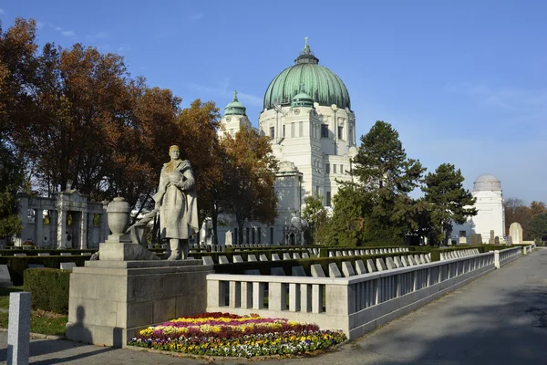 Áustria _ Cemitério em Viena — Fotografia de Stock