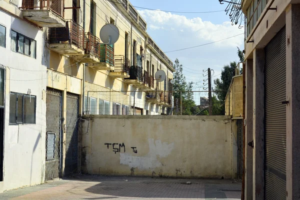 Cypern, gränsen i Nicosia — Stockfoto