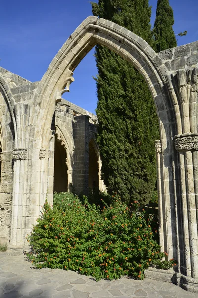 Ciprus, Bellapais abbey — Stock Fotó