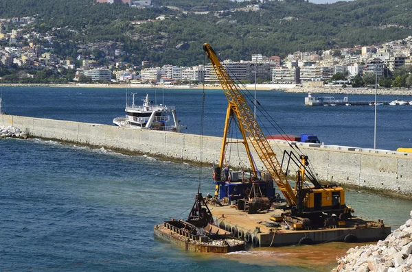 Grecia, máquinas de trabajo — Foto de Stock