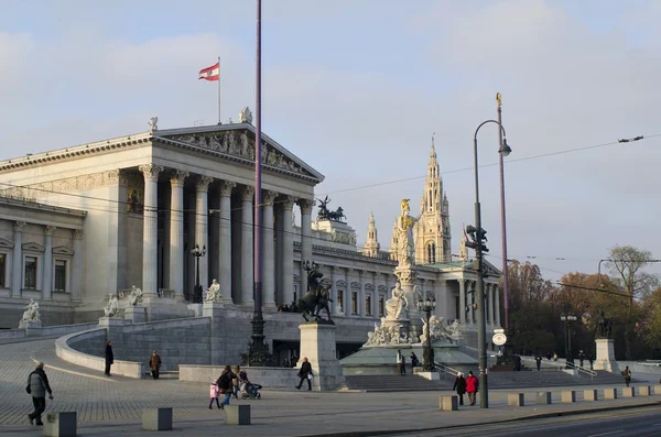 Austria, Wiedeń, Parlament — Zdjęcie stockowe